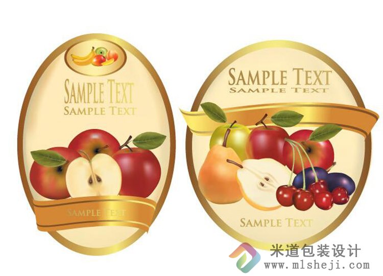 水果不干胶标签