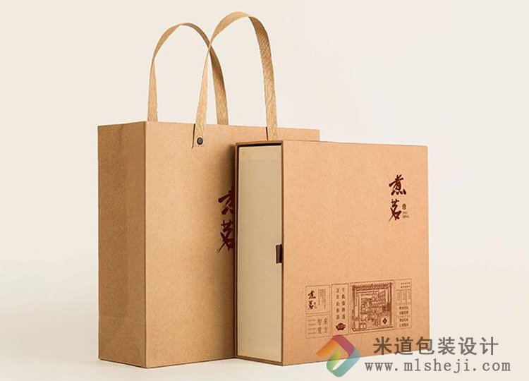 牛皮纸茶叶礼盒包装定制