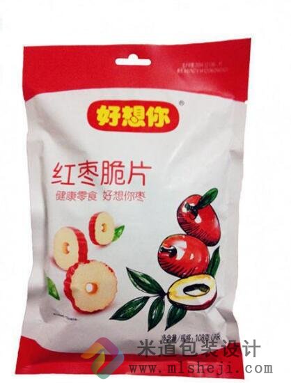 好想你红枣脆皮包装袋设计