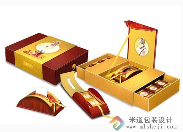 高档月饼盒包装设计