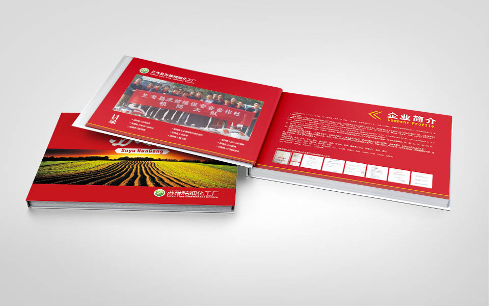 苏豫农化公司画册设计