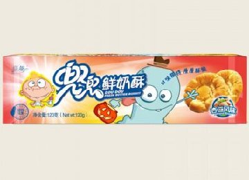 鲜奶苏饼干包装袋设计