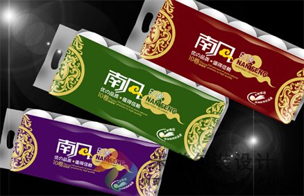 南风 卫生纸包装设计