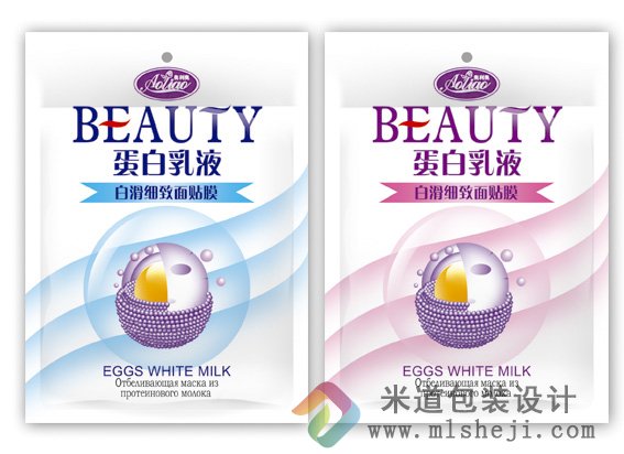 蛋白乳液面膜包装设计