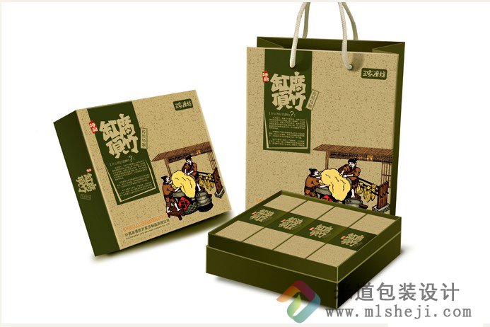 腐竹包装设计王家磨坊