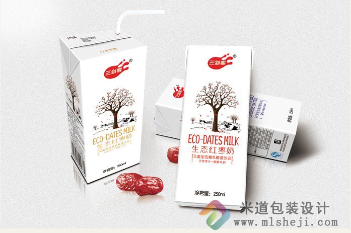 三剑客红枣包装设计