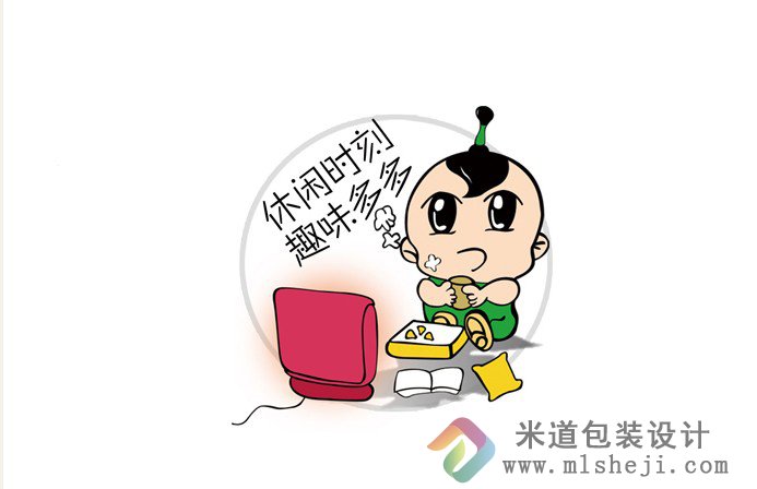 香酥玉米膨化食品包装设计