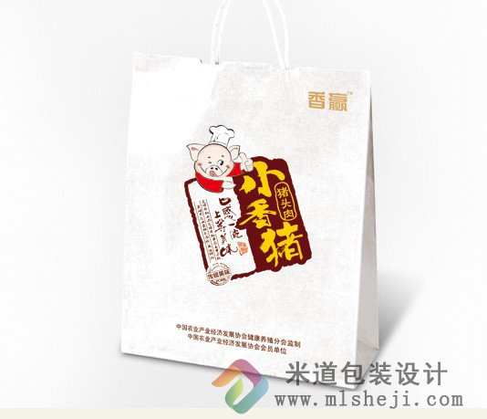 香赢小香猪猪头肉 包装+LOGO