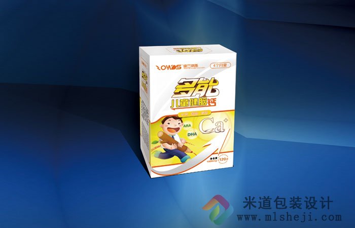 儿童健脑钙片包装设计