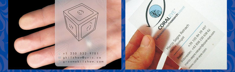 塑料透明名片设计 pvc名片设计制作