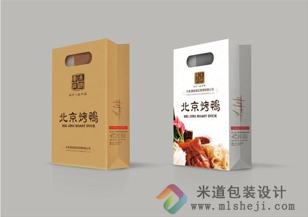 烤鸭手提袋设计 烤鸭手提袋哪儿有售