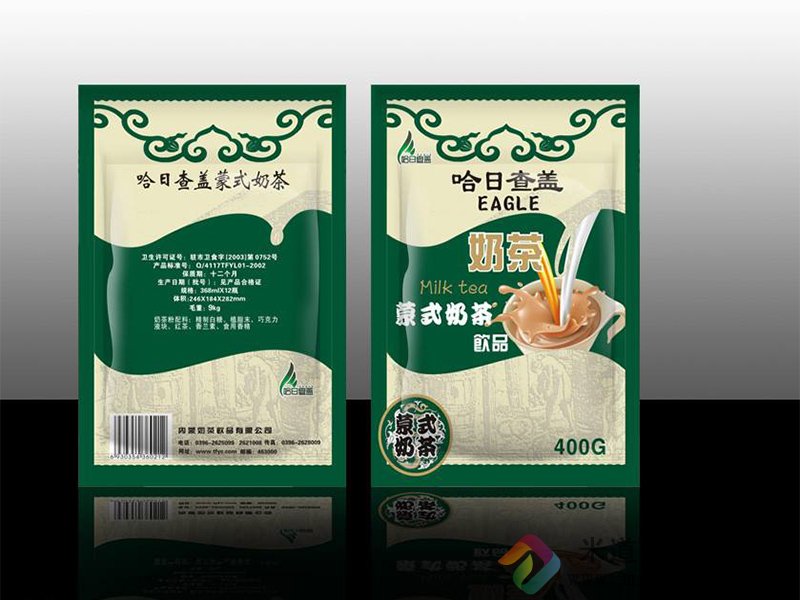 奶茶包装袋设计 包装袋 奶茶袋子