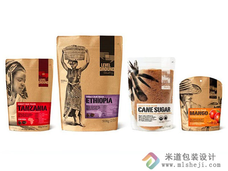 休闲食品自封自立袋 牛皮纸拉链袋