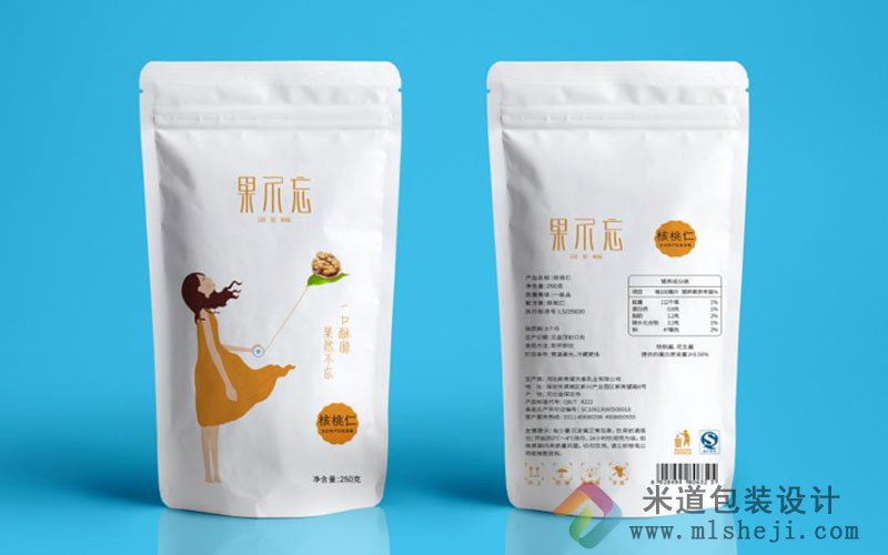 核桃仁包装袋设计