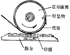 圆压平式印刷机